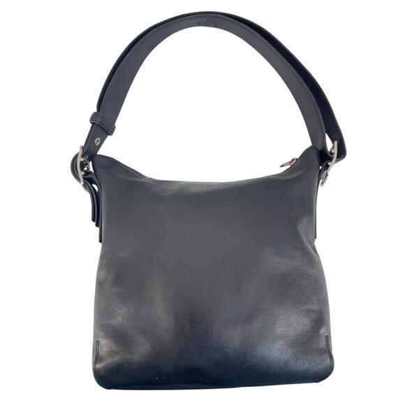 Coach Legacy Slim Duffle 9326 Black Leather Crossbody Shoulder Bag Vintage Y2K - Picture 2 of 16